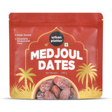 Urban Platter Medium Medjoul Dates, 250g (Hand-Sorted | Moist & Caramelly Texture | Perfect for Snacking & Gifting)