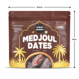 Urban Platter Jumbo Medjoul Dates, 250g (Hand-Sorted | Large-Sized & Succulent | Ideal for Premium Snacking & Festive Gifting)