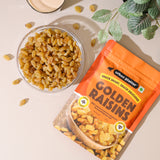 Urban Platter Indian Golden Raisins, 250g (Sweet & Chewy | Sun-Dried & Naturally Golden | Perfect for Desserts & Festive Cooking)