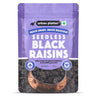 Urban Platter Seedless Black Raisins, (Garnish or Add to Fruit Salads, Oatmeals, Mueslis, Trail Mixes, Ice creams, Baked Goods, Kheer & Ladoos)