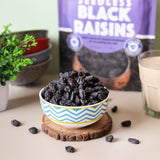 Urban Platter Seedless Black Raisins, (Garnish or Add to Fruit Salads, Oatmeals, Mueslis, Trail Mixes, Ice creams, Baked Goods, Kheer & Ladoos)