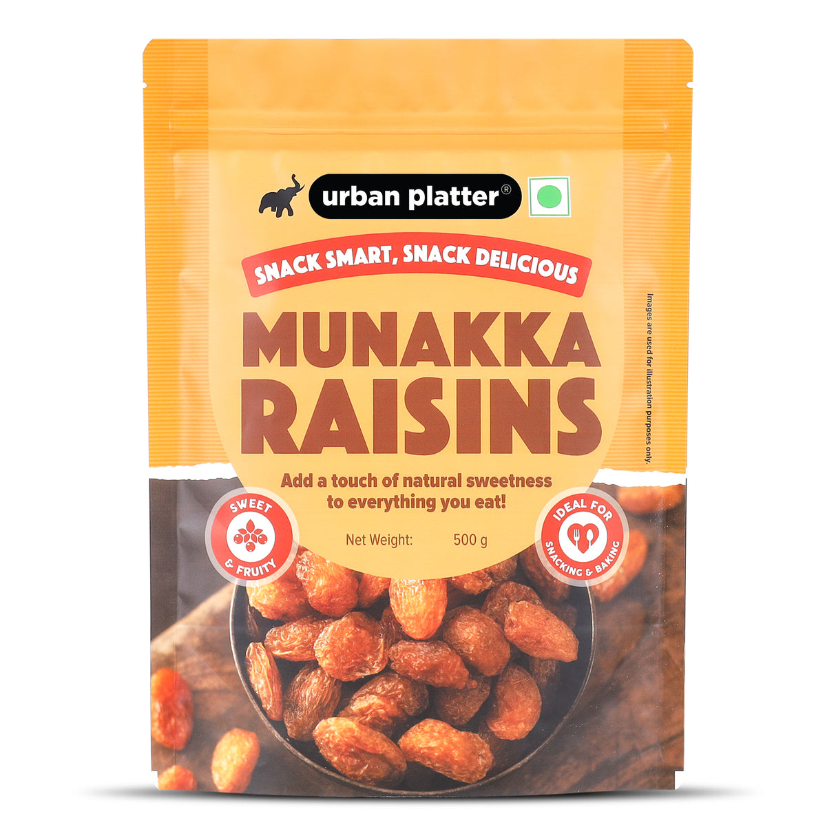Urban Platter Premium Munakka Raisins, (Garnish or Add to Fruit Salads, Oatmeals, Mueslis, Trail Mixes, Ice creams, Baked Goods, Kheer & Ladoos)