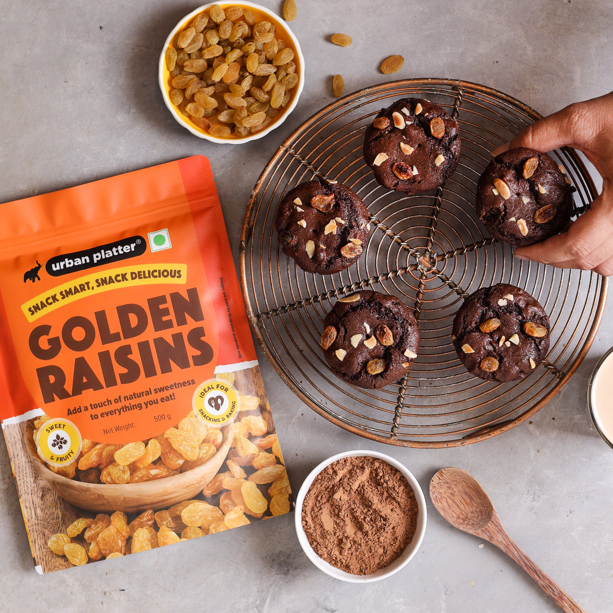 Urban Platter Golden Raisins (Kishmish), 500G