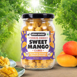 Urban Platter Freeze-Dried Mango Cubes, 35g (Real Fruit | Sweet & Tangy | Ideal for Snacking, Baking & Desserts)