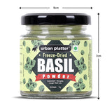 Urban Platter Freeze-Dried Basil Powder, 10g (Aromatic Herb | Freeze-Dried for long-lasting freshness | Perfect for Seasonings, Pesto and Sauces)