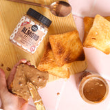 Urban Platter Crunchy Almond Butter, 250g (With Roasted Almonds bits | Single Ingredient | Keto-Friendly)