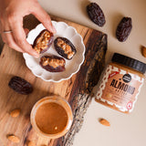 Urban Platter Crunchy Almond Butter, 250g (With Roasted Almonds bits | Single Ingredient | Keto-Friendly)