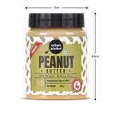 Urban Platter Crunchy Peanut Butter, 250g (Bold Roasted Flavour | Crunchy Texture | Single Ingredient | Keto-Friendly)