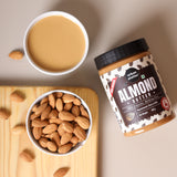 Urban Platter Almond Butter (With Skin), 500g (Bold Nutty Flavour | Single Ingredient | Keto-Friendly | Unblanched Paste)