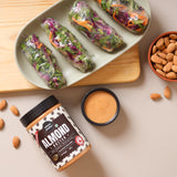 Urban Platter Almond Butter (With Skin), 500g (Bold Nutty Flavour | Single Ingredient | Keto-Friendly | Unblanched Paste)