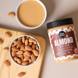 Urban Platter Almond Butter (Without Skin), 500g (Nutty Flavour | Single Ingredient | Keto-Friendly | Blanched Paste)