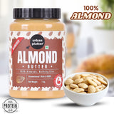 Urban Platter Almond Butter (Without Skin), 1Kg (Nutty Flavour | Single Ingredient | Keto-Friendly | Blanched Paste)