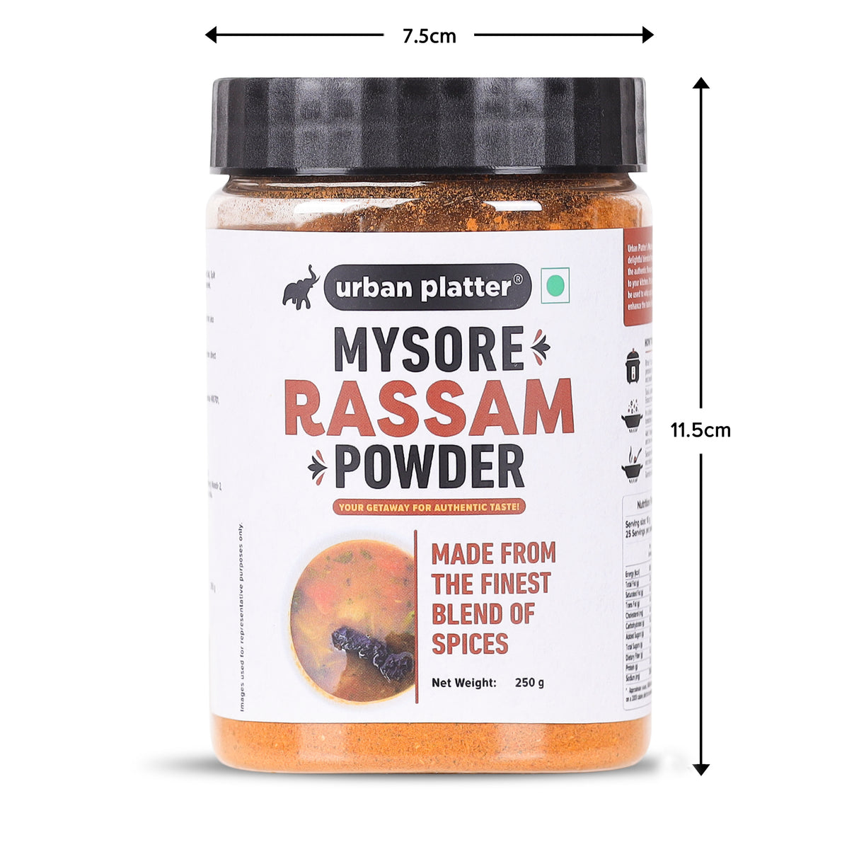 Urban Platter Mysore Rassam Powder, 250g [All Natural & Traditional Rasam Recipe]