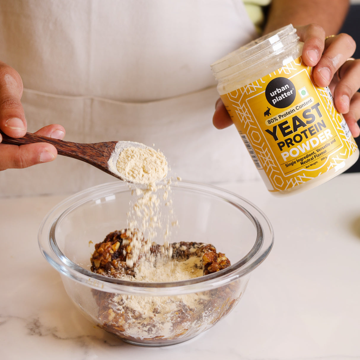 Urban Platter Yeast Protein Powder, 200g (Clean Plant Protein from Yeast | Complete Amino Acid Profile | Perfect for Shakes, Smoothies & Recipes)