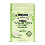 Urban Platter South Indian Style Instant Coconut Green Chutney Powder, 75g (Instant Dry Chutney Mix | Jain-friendly | Just Add Water | Perfect for Idli, Dosa and Snacks)