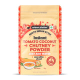 Urban Platter South Indian Style Instant Tomato Coconut Chutney Powder, 75g (Instant Dry Chutney Mix | Jain-friendly | Just Add Water | Perfect for Idli, Dosa and Snacks)