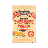 Urban Platter South Indian Style Instant Tomato Coconut Chutney Powder, 15g (Instant Dry Chutney Mix | Jain-friendly | Just Add Water | Perfect for Idli, Dosa and Snacks)