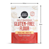 Self Raising Gluten-Free Flour, 500g (Ready Mix | Wheat Free | For Pancakes, Muffins and Cakes)