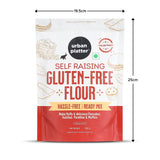 Urban Platter Self Raising Gluten-Free Flour, 500g (Ready Mix | Wheat Free | For Pancakes, Muffins and Cakes)