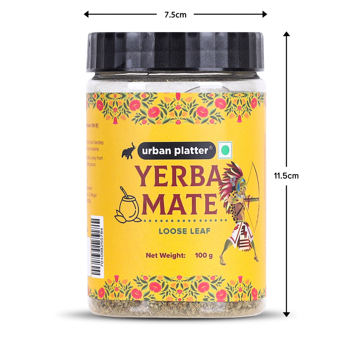 Urban Platter Yerba Mate, 100g (Loose Leaf | Energizing | Supports Metabolism)