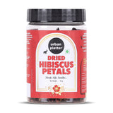 Urban Platter Dried Hibiscus Petals, 50g (Tart & Floral | Naturally Containing Antioxidants | Perfect for Infusions, Teas, Tisanes and Coolers | Caffeine-Free and Preservative-Free)