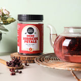 Urban Platter Dried Hibiscus Petals, 50g (Tart & Floral | Naturally Containing Antioxidants | Perfect for Infusions, Teas, Tisanes and Coolers | Caffeine-Free and Preservative-Free)