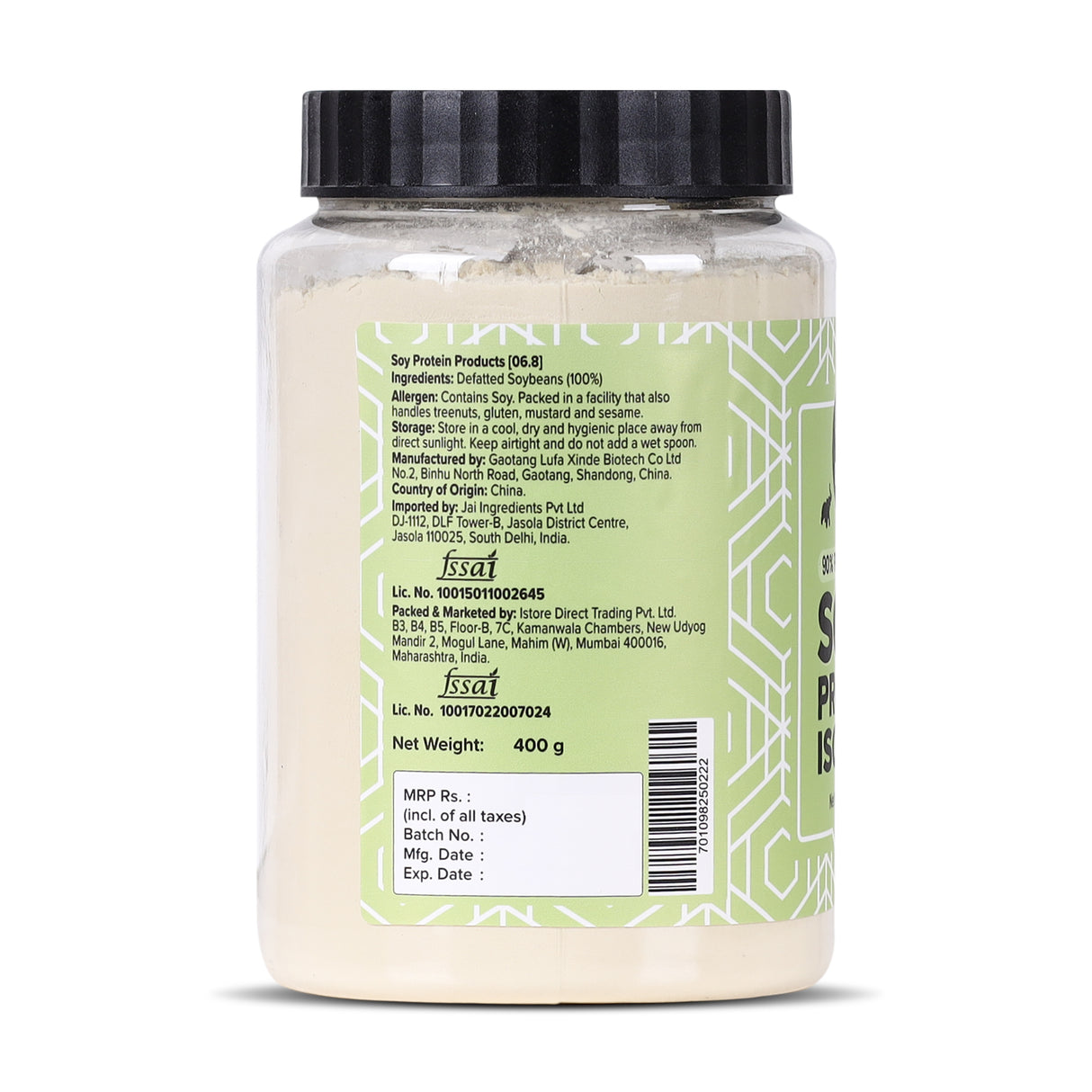 Urban Platter Soya Protein Isolate Powder, 400g