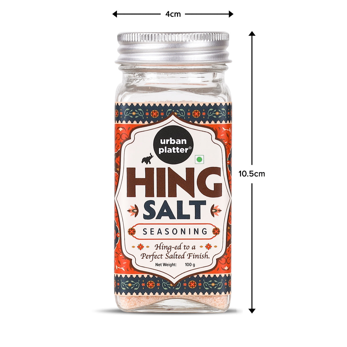 Hing Salt Seasoning, 100g (Finishing Salt | Perfect for Tempering & Topping | Ideal for Fruit Chaats, Pickling and Indian-inspired Mocktails)