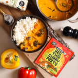 Urban Platter Red Thai Curry Paste, 50g (Plant-Based | Medium Spicy | Serves 2-3 | Free from Preservatives, Colours, Flavours)