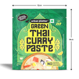 Urban Platter Green Thai Curry Paste, 50g (Plant-Based | Mildly Spicy | Serves 2-3 | Free from Preservatives, Colours, Flavours)