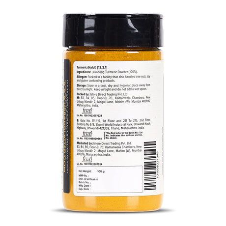 Urban Platter Lakadong Turmeric, 100g (High-Curcumin | Sourced from Meghalaya)