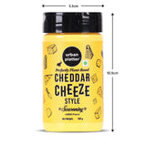 Urban Platter Cheddar Cheese Style Seasoning, 100g (Perfectly Plant-based | Ideal for Pop Corn, Fries, Pasta, and more)