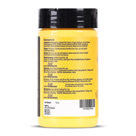 Urban Platter Cheddar Cheese Style Seasoning, 100g (Perfectly Plant-based | Ideal for Pop Corn, Fries, Pasta, and more)