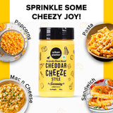 Urban Platter Cheddar Cheese Style Seasoning, 100g (Perfectly Plant-based | Ideal for Pop Corn, Fries, Pasta, and more)