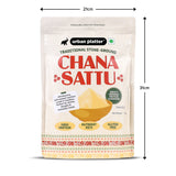 Urban Platter Chana Sattu Powder, 1kg (Traditional Roasted Gram Flour | Rich in Protein | Perfect for Sattu Drink | Gluten Free)