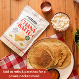 Urban Platter Chana Sattu Powder, 500g  (Traditional Roasted Gram Flour | Rich in Protein | Perfect for Sattu Drink | Gluten Free)