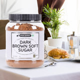 Urban Platter Mauritian Dark Brown Soft Sugar, 1kg (Moist & Caramel-like | Ideal for Cookies, Cakes & Sauces)