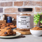 Urban Platter Mauritian Dark Brown Soft Sugar, 1kg (Moist & Caramel-like | Ideal for Cookies, Cakes & Sauces)