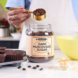 Urban Platter Mauritian Dark Muscovado Sugar, 1kg (Rich & Intense | Perfect for indulgent Baking & Desserts)