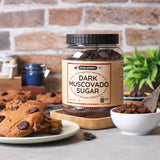 Urban Platter Mauritian Dark Muscovado Sugar, 1kg (Rich & Intense | Perfect for indulgent Baking & Desserts)