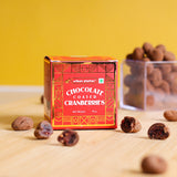 Urban Platter Chocolate Coated Cranberries, 70g (58% Belgian Dark Chocolate | Handcrafted & Artisanal | Perfectly Plant-Based)