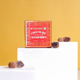 Urban Platter Chocolate Coated Cranberries, 70g (58% Belgian Dark Chocolate | Handcrafted & Artisanal | Perfectly Plant-Based)