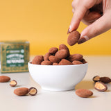 Urban Platter Chocolate Coated Almonds, 50g (58% Belgian Dark Chocolate | Handcrafted & Artisanal | Perfectly Plant-Based)