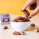 Urban Platter Chocolate Coated Pecan Nuts, 50g (58% Belgian Dark Chocolate | Handcrafted & Artisanal | Perfectly Plant-Based)