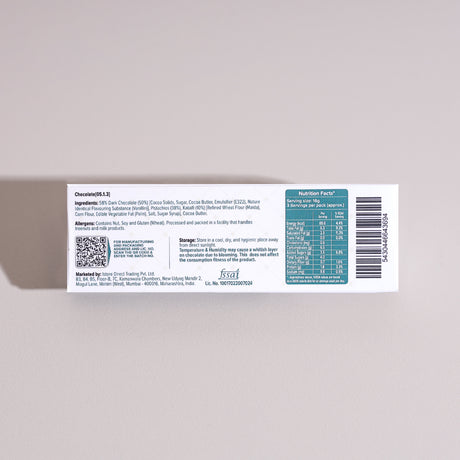 Urban Platter Pistachio Kunafa Bar, 50g (Middle Eastern Inspired Chocolate Bar Filled with Pistachio Butter & Kataifi, 58% Belgian Chocolate, Plant-Based)