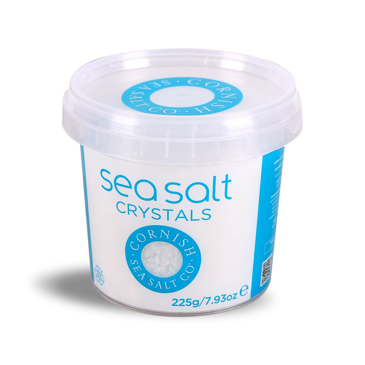 Cornish Sea Salt Crystals, 225g, Hand-Harvested Premium Pyramid Salt from Cornwall, Perfect Finishing Touch for Salads & Gourmet Cooking