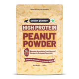 Urban Platter High Protein Peanut Powder, 500g (Plant-Based Protein, Low Fat, Ideal for Protein Additions to your Daily Meals)