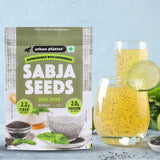 Urban Platter Sabja Seeds, 1kg (Natural Body Coolant, Aids in Digestion, Ayurveda Superfood, Rich in Protein & Fiber)