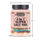 Urban Platter 4 in 1 Super Salt Mix, 1kg (Pink Himalayan Salt, White Rock Salt, Black Salt & Arabian Sea Salt | Signature Blend of Origin Salts | Everyday Cooking Essential)