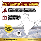 Urban Platter 4 in 1 Super Salt Mix, 1kg (Pink Himalayan Salt, White Rock Salt, Black Salt & Arabian Sea Salt | Signature Blend of Origin Salts | Everyday Cooking Essential)